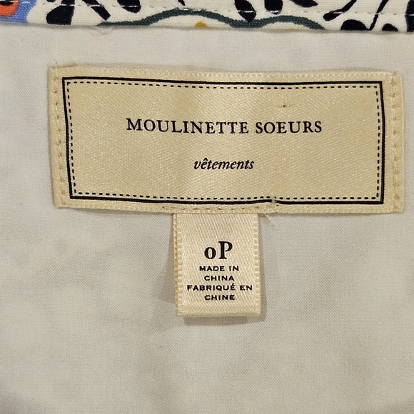 Moulinette Soeurs SZ 0P Festive Multicolor Midi Lined Pencil Skirt Side Zip - Picture 3 of 10